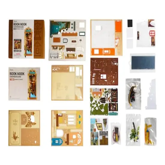 Rolife&reg; Romantic Venice DIY Book Nook Shelf Insert Kit {11}