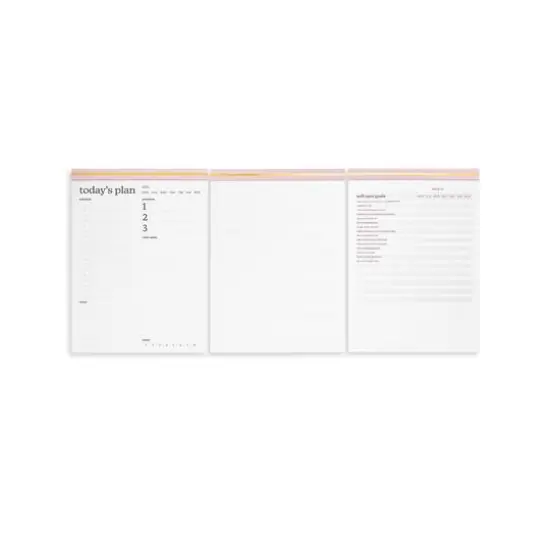 Steel Mill & Co.&reg; Blush & Gold Triple Notepad Set {1}