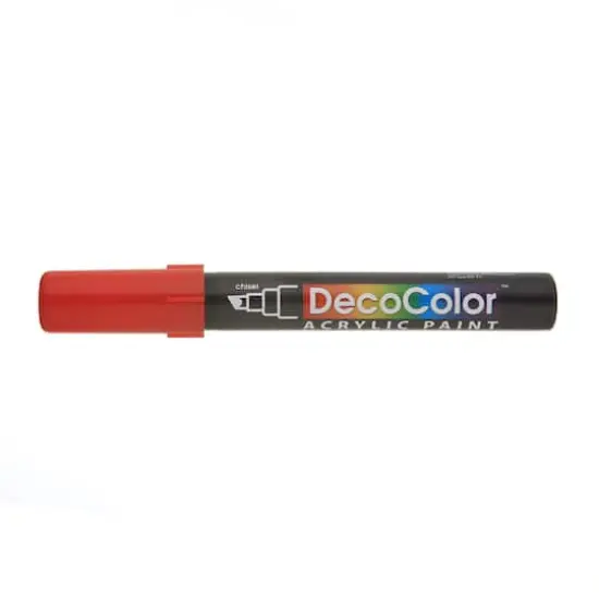 DecoColor&trade; Chisel Tip Acrylic Paint Marker Red {4}
