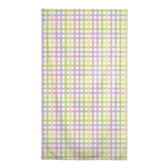 Pastel Plaid 2 58" x 102" Tablecloth {1}