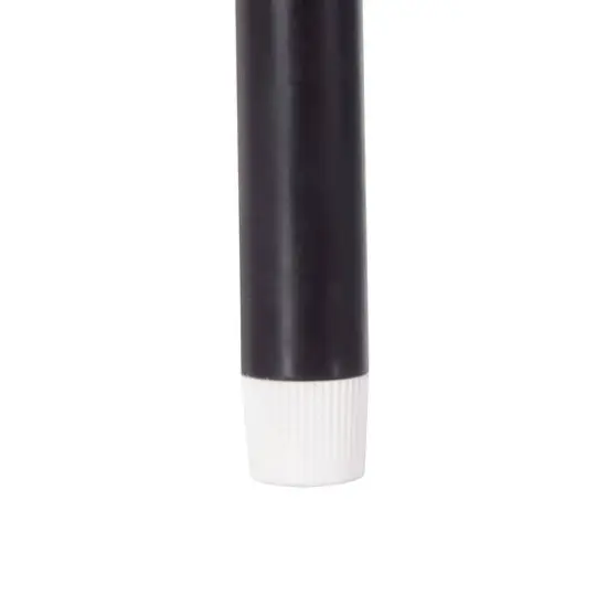 10" Flameless Wax Candles with Remote Control, 6ct. Black {6}