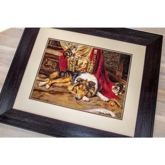 Luca-s A Reluctant Playmate Counted Cross Stitch Kit {6}