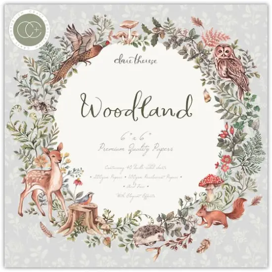 Craft Consortium Woodland Double-Sided Paper Pad, 6" x 6" {1}