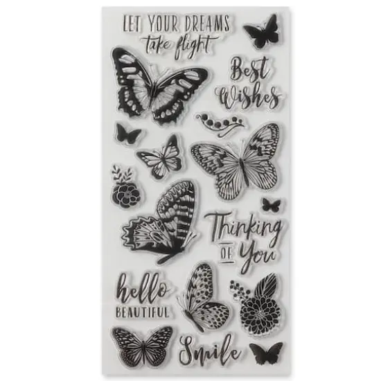 Butterfly Clear Stamps by Recollections&trade; {6}