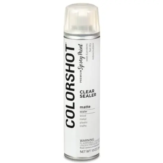 COLORSHOT&reg; Clear Sealer Matte Spray Paint {7}