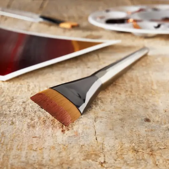 Zen&trade; Series 73 Short Handle Flat Wash Brush {3}