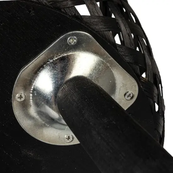 Hello Honey&reg; Black Woven Bamboo Basket Set {4}