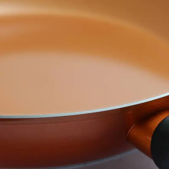 Gibson&reg; Cuisine Hummington 12" Metallic Copper Aluminum Frying Pan {6}