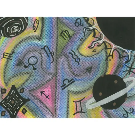 Sparkly Selections Astrological 40cm x 50cm Diamond Painting Kit, Round Diamonds {1}