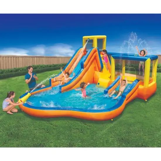 Banzai&reg; 15ft. Slide 'N Bounce Water Park&trade; {9}
