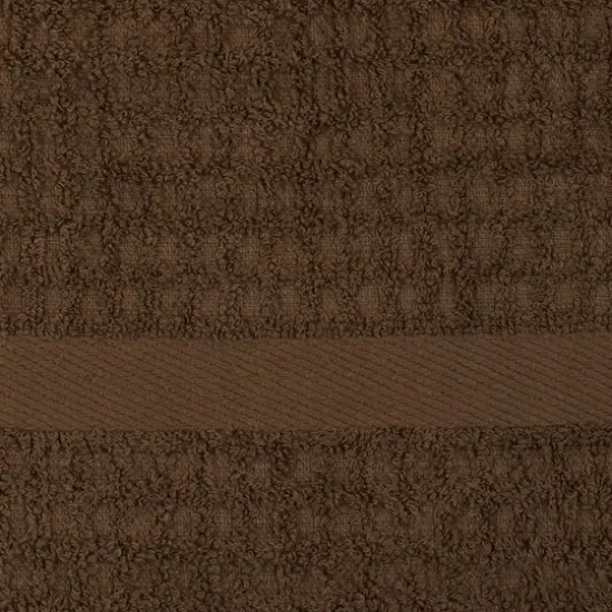 DII&reg; Solid Brown Waffle Terry Dishtowel, 4ct. {6}