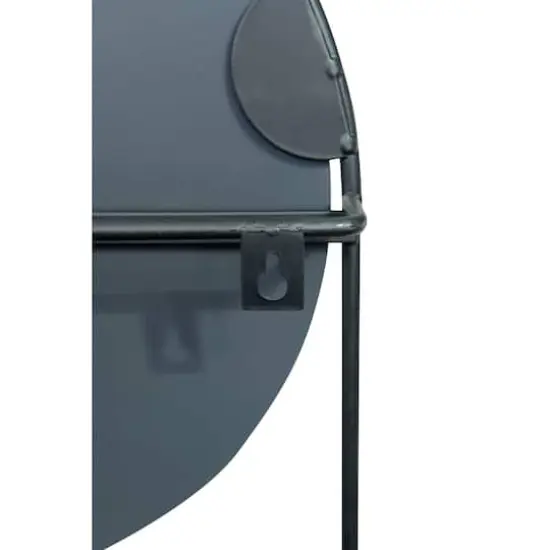 Hello Honey&reg; 23" Metal Wall Mirror, Shelf & Hanging Rod {4}