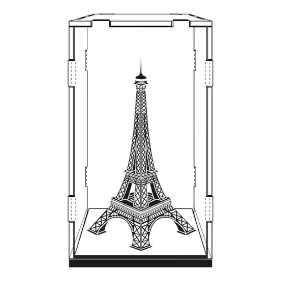 Metal Earth Acrylic Display Cube - 3 x 3 x 5 inches {3}