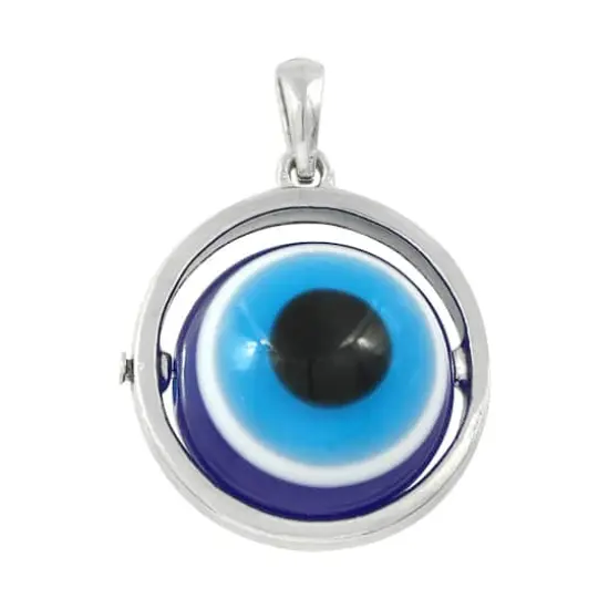Blue Evil Eye Spinner Pendant by Bead Landing&trade; {1}