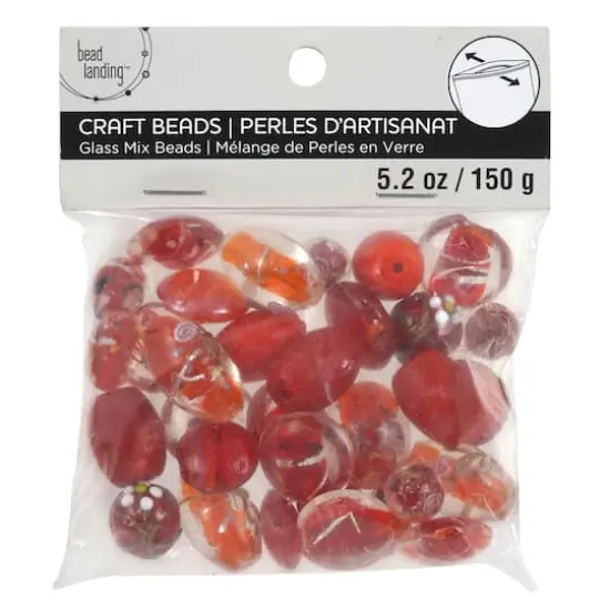 Mixed Lampwork Glass Craft Beads by Bead Landing&trade; Red {4}
