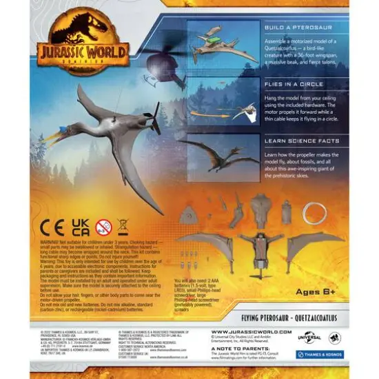 Thames & Kosmos Jurassic World: Dominion Flying Pterosaur Quetzalcoatlus {3}