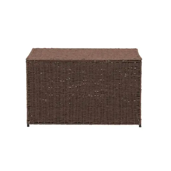 Household Essentials Large Woven Chest Brown {4}