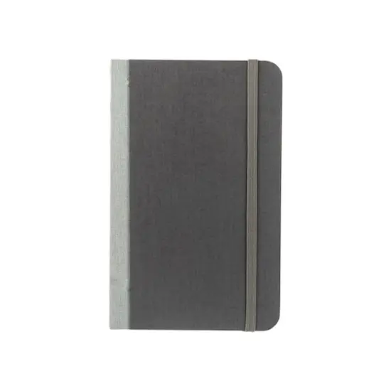 Fabriano&reg; EcoQua Plus Lined Gray Fabric-Bound Notebook {1}