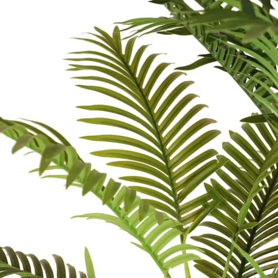 6ft. Artificial Areca Palm Tree in White Decorative Pot {5}