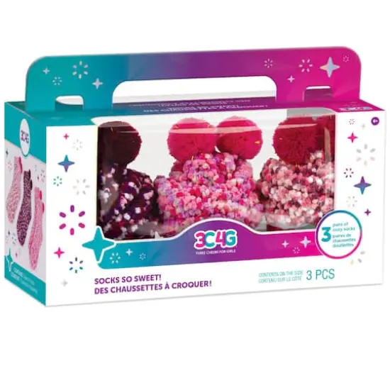 Make It Real&trade; 3C4G Socks So Sweet Cupcake Socks Set {1}