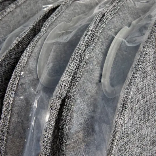 Household Essentials Hanging Garment Shoulder Covers, 4ct. Graphite {5}