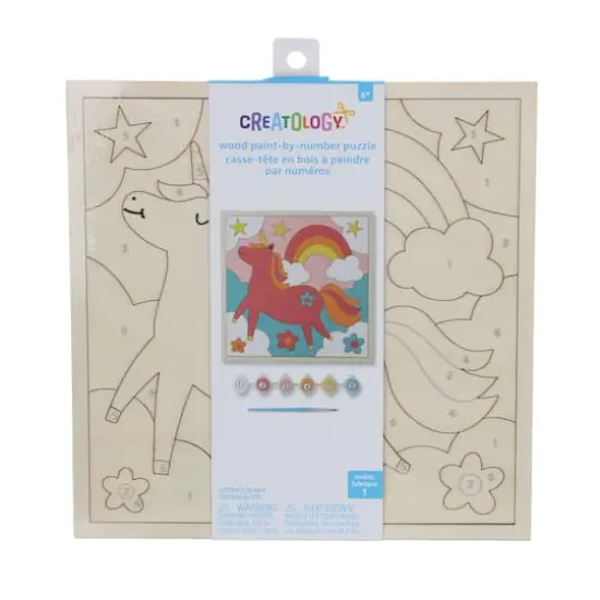 Fantasy Wood Paint-by-Number Puzzle Kit by Creatology&trade; {5}