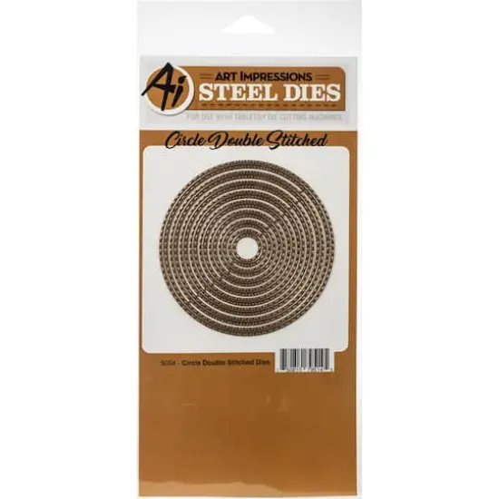 Art Impressions Circle Double Stitched Dies {1}