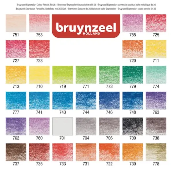 Bruynzeel Expression 36 Colored Pencil Set {3}