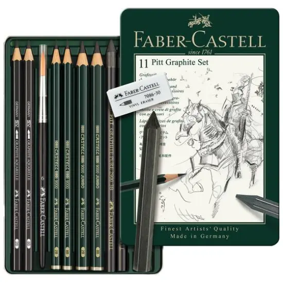 Faber-Castell&reg; PITT Graphite Tin Set {1}