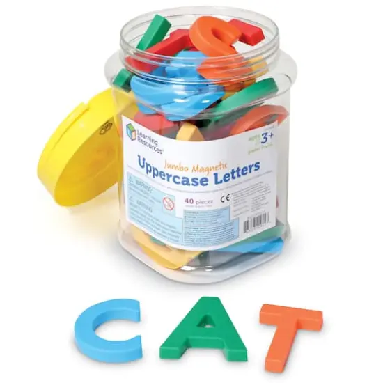 Learning Resources Jumbo Uppercase Magnetic Letters Set  {1}
