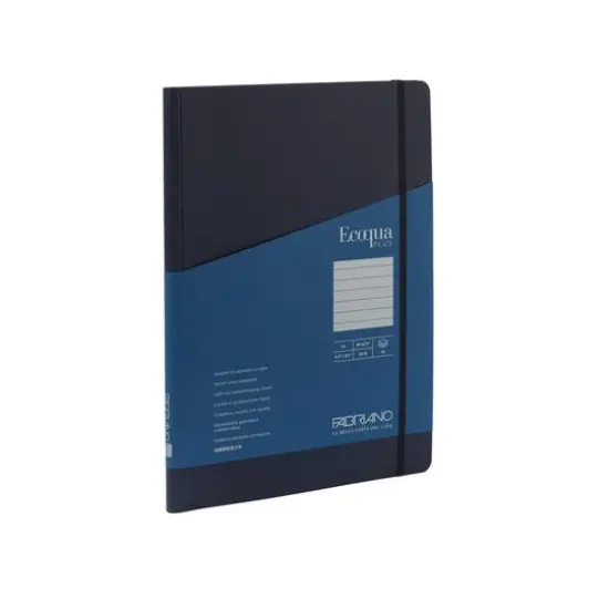 Fabriano® EcoQua Plus A4 Lined Hidden Spiral-Bound Notebook Gray {2}