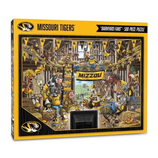College Barnyard Fans 500 Piece Puzzle Missouri Tigers {1}