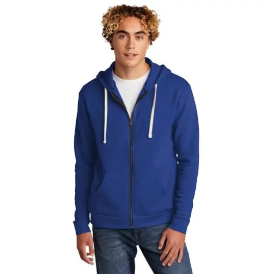 Next Level Unisex Santa Cruz Zip Hoodie Royal {4}