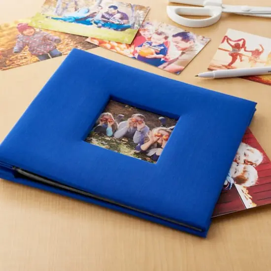 8" x 8" Cloth Scrapbook Album by Recollections&reg; Royal Blue {3}