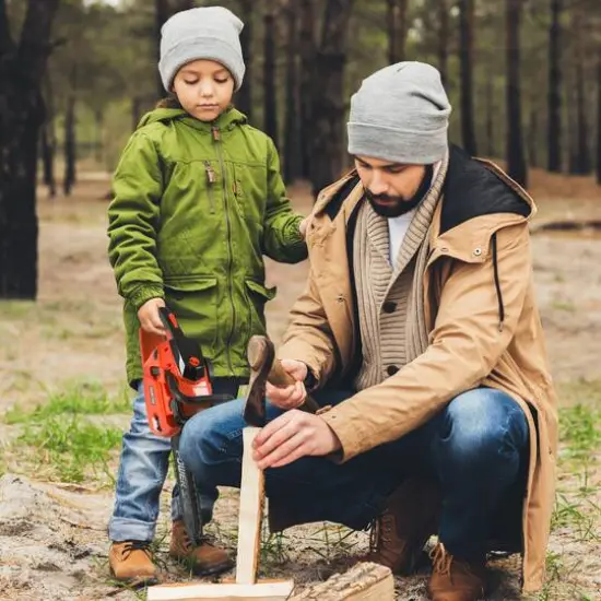 Toy Time Pretend Play Chainsaw With Realistic Sounds {7}