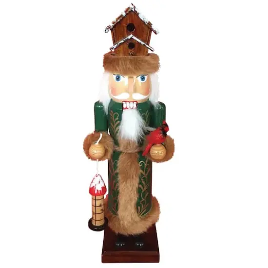 Santa's Workshop 15" Birdhouse Nutcracker {1}