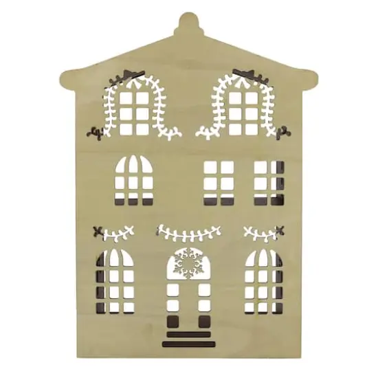 18" Gingerbread House Wood Cubby by Ashland&reg; {4}