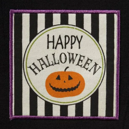 DII® Black All Hallows Eve Halloween Embellished Dishtowel Set {8}