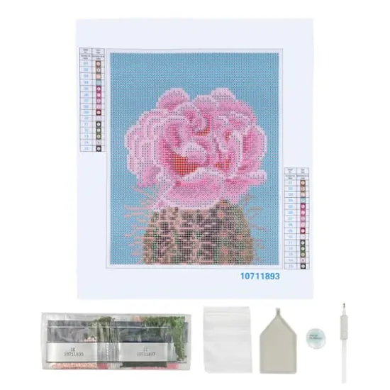 Flower Cactus Painting Diamond Art by Make Market&reg; {3}