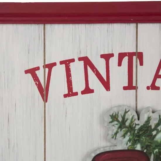 Glitzhome&reg; 18" Wooden Truck Wall D&eacute;cor {5}