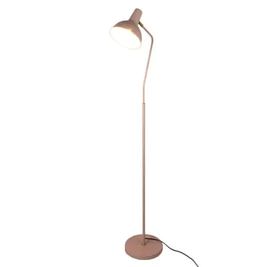 Hello Honey&reg; 65" Pink Round Metal Floor Lamp {9}