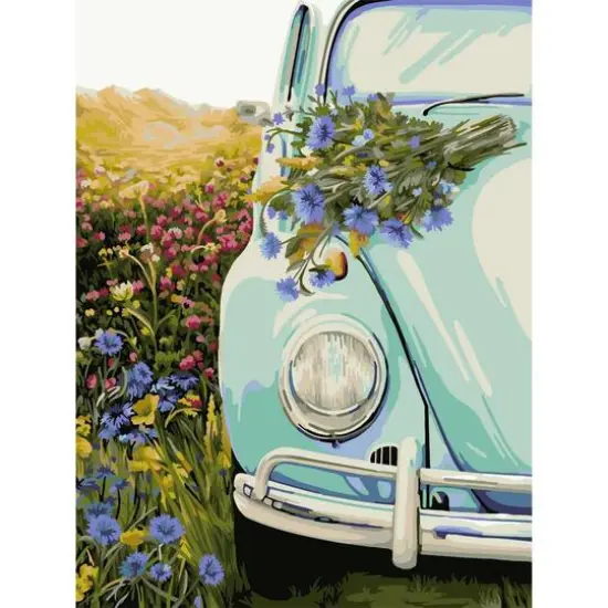 Crafting Spark Retro Beetle Painting by Numbers Kit {1}