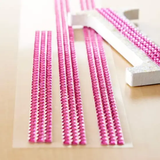 Hot Pink Border Bling Stickers By Recollections&trade; {3}