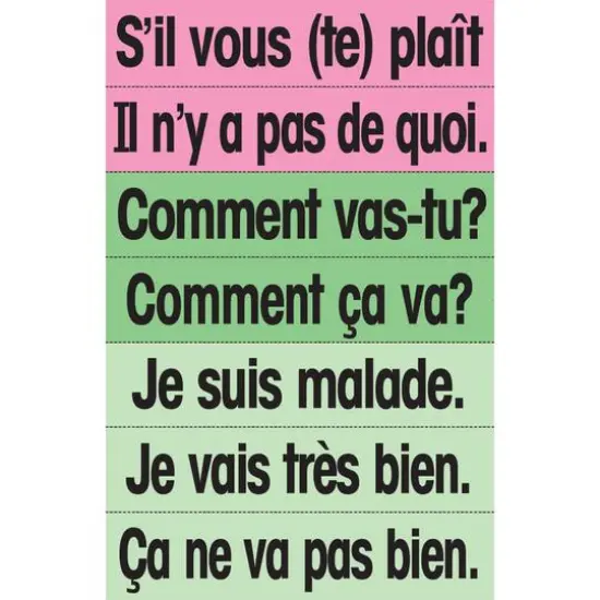 Poster Pals&reg; French High-Frequency Vocabulary Card Set {6}