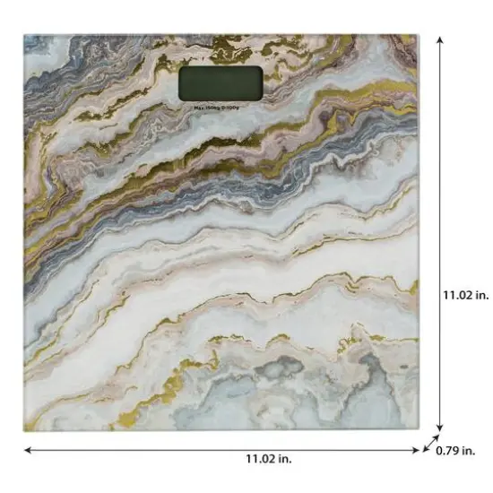 Bath Bliss Digital Glass Scale Agate {5}