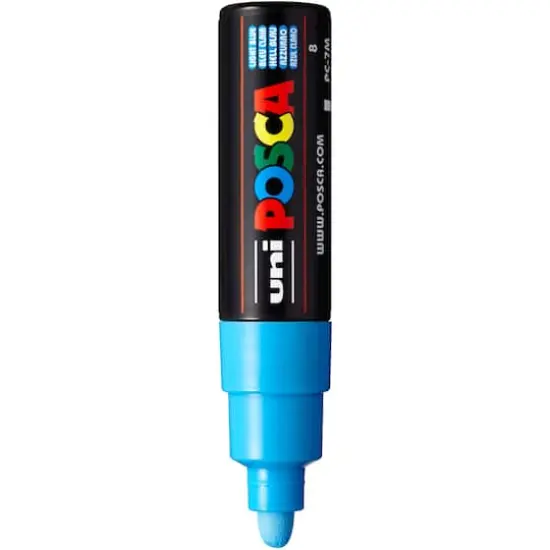 uni&reg; POSCA&reg; PC-7M Bullet Marker Light Blue {3}