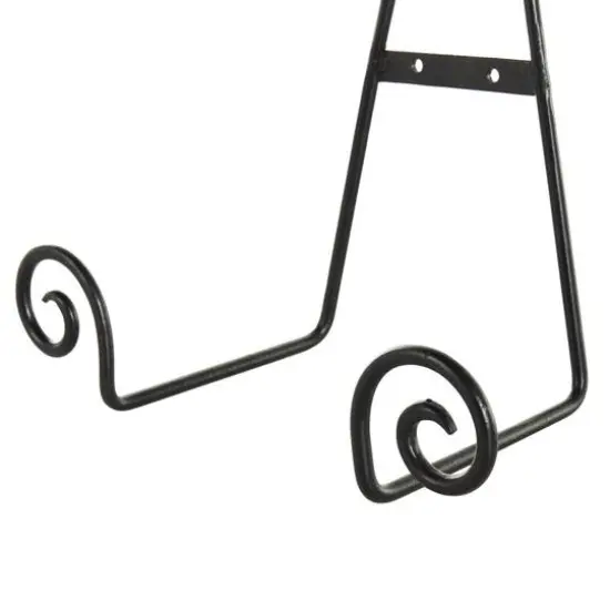 Black Metal Scroll Hanging Wall Rack Display Easel Set {8}