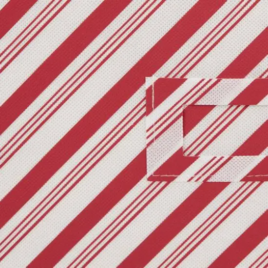 DII&reg; Holiday Candy Stripe Print Large Ornament Storage {8}