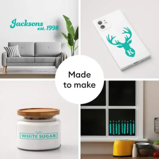 Cricut&reg; Premium Vinyl&trade;, Removable Teal {5}