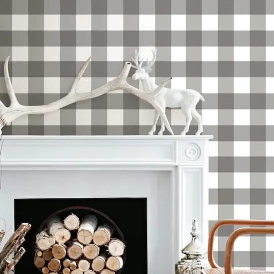 InHome Homestead Plaid Peel & Stick Wallpaper {3}